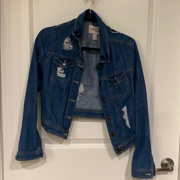tapered jean jacket